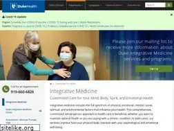 Sites similar to dukeintegrativemedicine.org