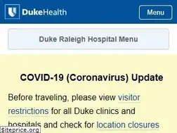 Sites similar to dukeraleighhospital.org