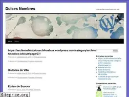 Sites similar to dulcesnombres.wordpress.com