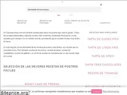 Sites similar to dulcespostres.com