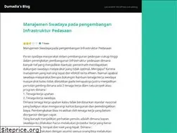 Sites similar to dumadia.wordpress.com