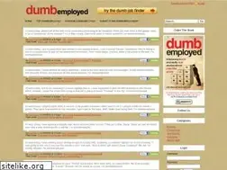 Sites similar to dumbemployed.com
