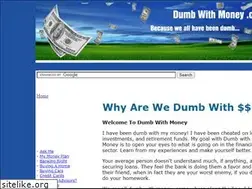 Sites similar to dumbwithmoney.com