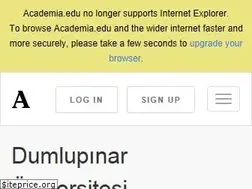 Sites similar to dumlupinar.academia.edu