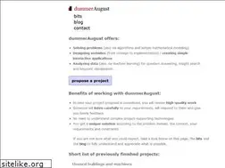 Sites similar to dummeraugust.com