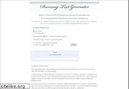 Sites similar to dummytextgenerator.com
