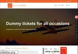 Sites similar to dummyticket.com
