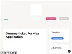 Sites similar to dummyticketforvisa.com