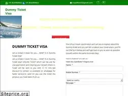 Sites similar to dummyticketvisa.com
