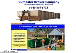 Sites similar to dumpsterbroker.com