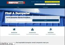Sites similar to dumpsterlocal.com