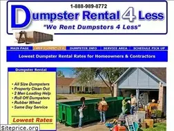 Sites similar to dumpsterrental4less.com