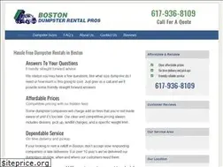 Sites similar to dumpsterrentalbostonma.net
