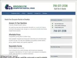 Sites similar to dumpsterrentalbrooklyn.org