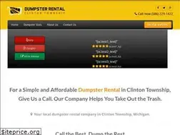 Sites similar to dumpsterrentalclintontownship.com