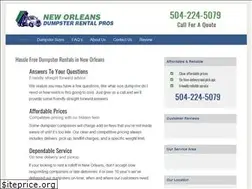 Sites similar to dumpsterrentalneworleans.org