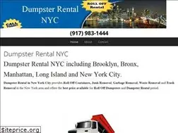 Sites similar to dumpsterrentalnyc.com