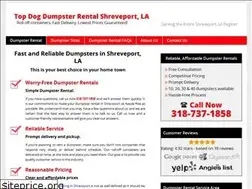 Sites similar to dumpsterrentalshreveportla.net