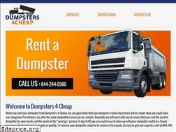Sites similar to dumpsters4cheap.net