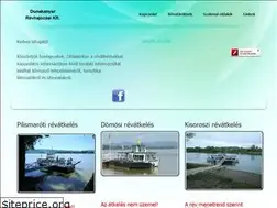 Sites similar to dunakanyarrev.hu