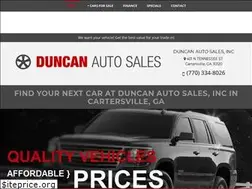 Sites similar to duncanautosalesga.com