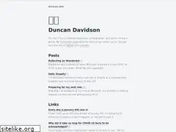 Sites similar to duncandavidson.com