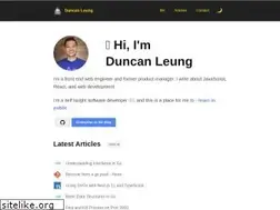 Sites similar to duncanleung.com