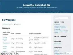 Sites similar to dungeonanddragon.wordpress.com