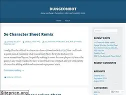 Sites similar to dungeonbot.wordpress.com