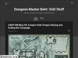 Sites similar to dungeonmasterbehr.blogspot.com