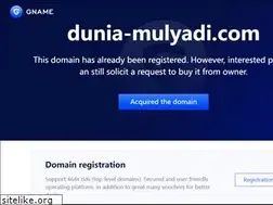 Sites similar to dunia-mulyadi.com
