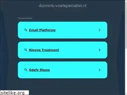 Sites similar to dunnink-voetspecialist.nl