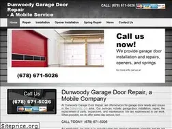 Sites similar to dunwoodygaragedoorrepair.net