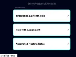 Sites similar to dunyavegercekler.com