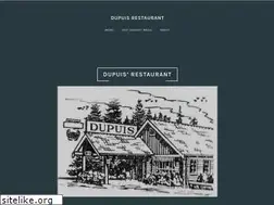 Sites similar to dupuis-restaurant.com