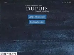 Sites similar to dupuisfuneralhome.ca