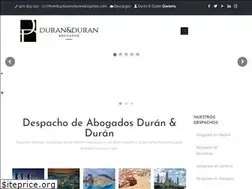 Sites similar to duranyduranabogados.com