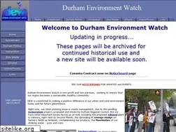 Sites similar to durhamenvironmentwatch.org