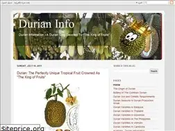 Sites similar to durianinfo.blogspot.com