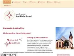 Sites similar to durlacher-kantorei.de