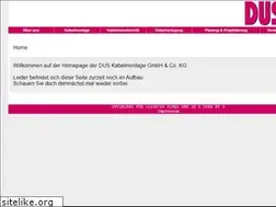Sites similar to dus-kabelmontage.de