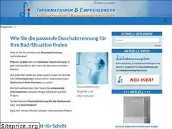 Sites similar to duschabtrennung-info.de