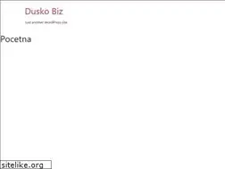 Sites similar to dusko.biz