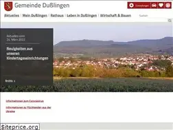 Sites similar to dusslingen.de