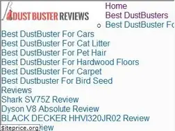 Sites similar to dustbusterreviews.com