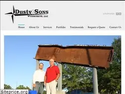 Sites similar to dustyandsonsconcrete.com