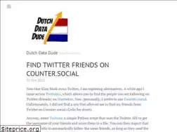 Sites similar to dutchdatadude.com