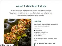 Sites similar to dutchovenbakeryiowa.com