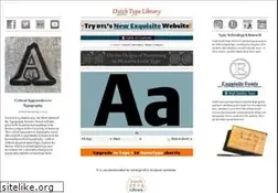 Sites similar to dutchtypelibrary.com