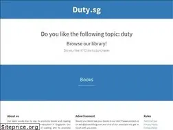 Sites similar to duty.sg